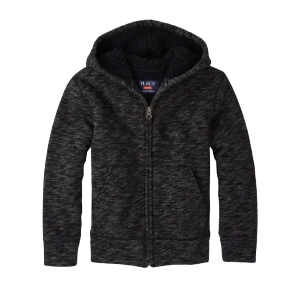 Children’s Place Grey Sherpa Hoodie
